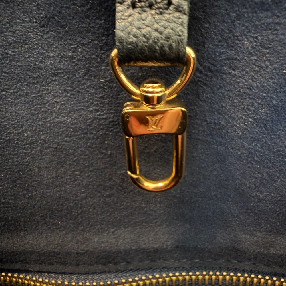 Louis Vuitton Black Embossed Monogram Neverfull Tote - Picture 12 of 16